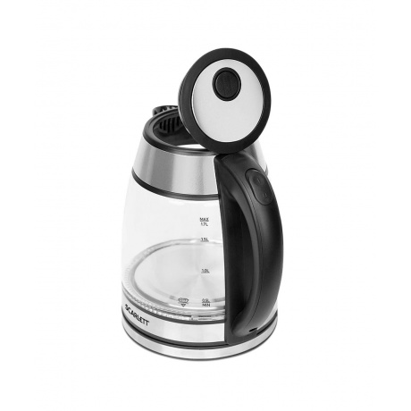 Чайник электрический Scarlett SC-EK27G54 серебристый/черный - фото 3