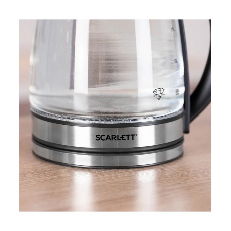 Чайник электрический Scarlett SC-EK27G54 серебристый/черный - фото 8