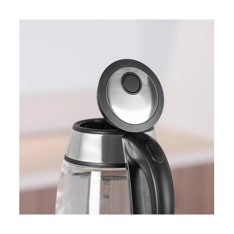 Чайник электрический Scarlett SC-EK27G54 серебристый/черный - фото 9