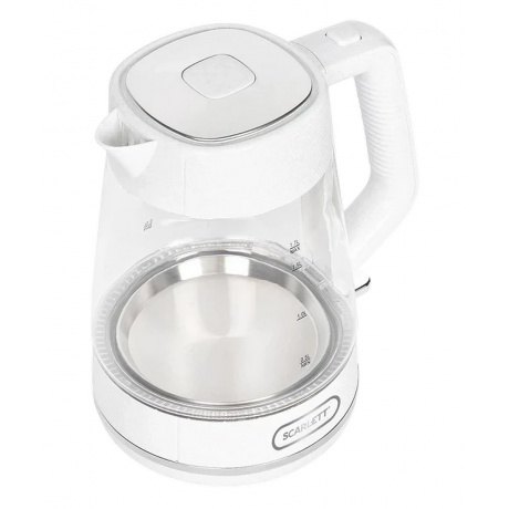 Чайник электрический Scarlett SC-EK27G104 белый - фото 2