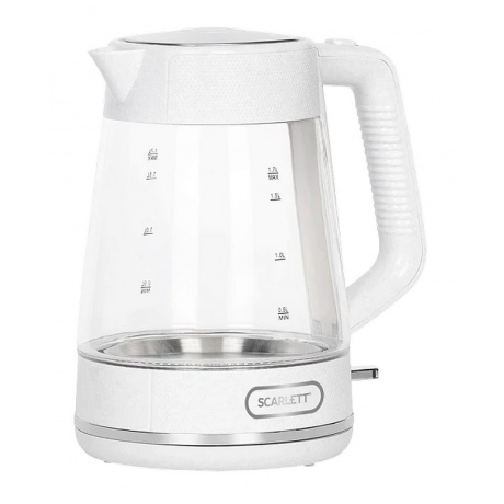 Чайник электрический Scarlett SC-EK27G104 белый - фото 4