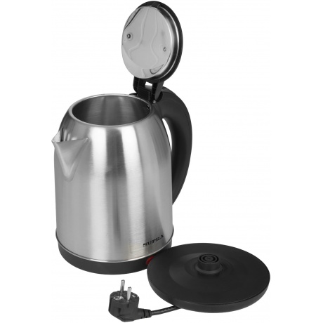 Чайник электрический Supra KES-1823 серебристый/черный - фото 5