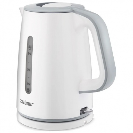 Чайник электрический Zelmer ZCK7620S белый - фото 2
