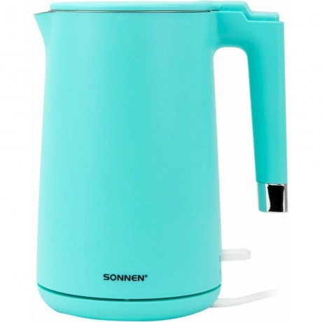 Чайник электрический с двойными стенками SONNEN KT-8719M, 1,5л, ...