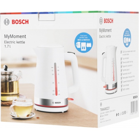 Чайник электрический Bosch TWK4M221 белый - фото 13