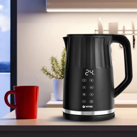 Чайник электрический Smeg KLF03BLMEU матовый черный - фото 15