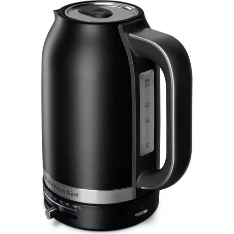 Чайник электрический KitchenAid 5KEK1701EBM матовый черный - фото 3