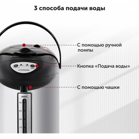 Термопот Starwind STP1130 черный - фото 18
