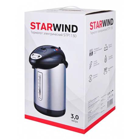 Термопот Starwind STP1130 черный - фото 3