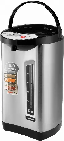 Термопот Starwind STP5401 6л. 800Вт черный/серебристый