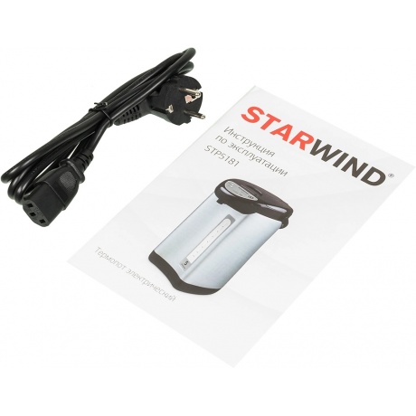 Термопот Starwind STP5181 5л. 750Вт черный/серебристый - фото 3