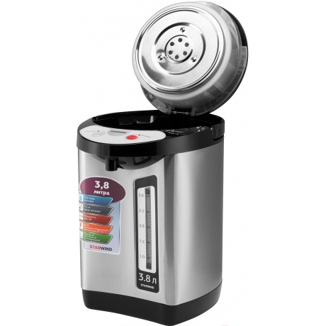 Термопот Starwind STP3400 серебристый/черный - фото 6