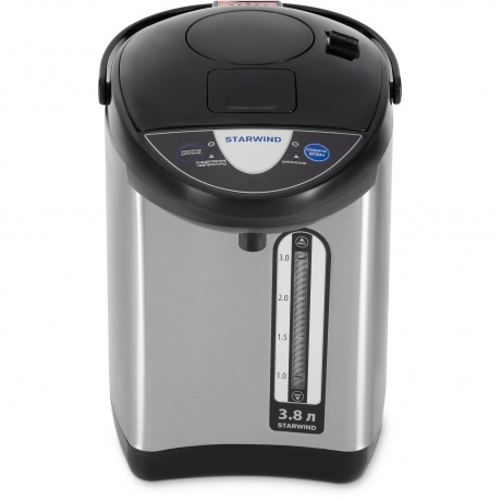 Термопот Starwind STP3822 3.8л. 800Вт серебристый/черный - фото 4