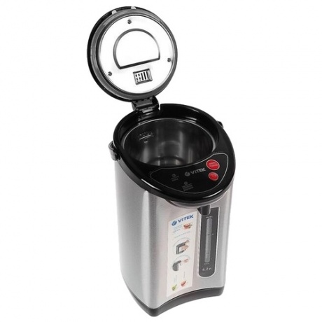 Термопот Vitek VT-7101 4.2л. 730Вт черный/серебристый - фото 2