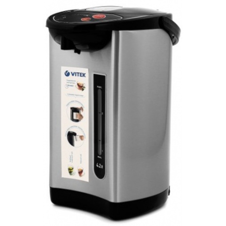 Термопот Vitek VT-7101 4.2л. 730Вт черный/серебристый - фото 5