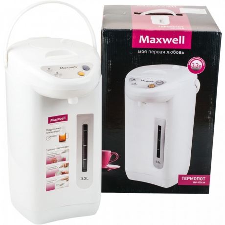 Термопот Maxwell MW-1754 3.3л. 750Вт белый - фото 5