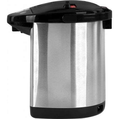 Термопот SONNEN TP-38, 4л, 900 Вт, 1 темп режим, 3 режима подачи воды, сталь, черный/сереб, 456710 - фото 3