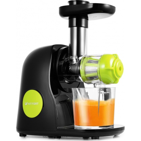 Шнековая соковыжималка Kitfort КТ-1111-1 зеленый - фото 1
