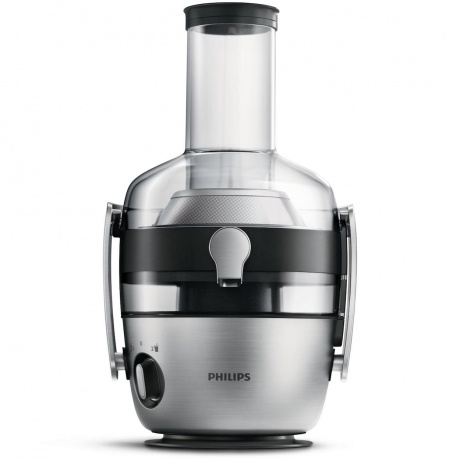 Соковыжималка центробежная Philips HR1922/20 1200Вт рез.сок.:1000мл. серебристый/черный - фото 1