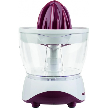 Соковыжималка цитрусовая Scarlett SC-JE50C06 белый/коричневый - фото 3