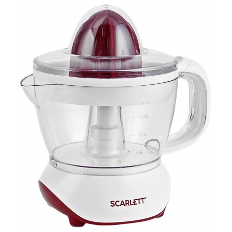 Соковыжималка цитрусовая Scarlett SC-JE50C06 белый/коричневый - фото 5
