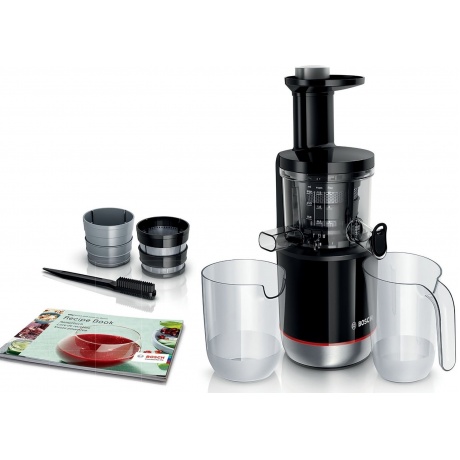 Соковыжималка шнековая Bosch MESM731M 150Вт черный - фото 2