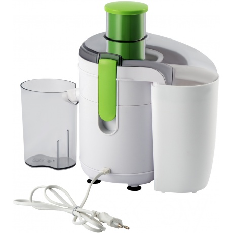 Соковыжималка центробежная Hyundai HY-JE1615 белый/зеленый - фото 2