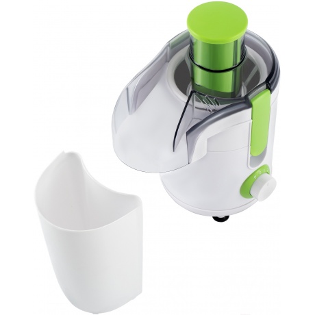 Соковыжималка центробежная Hyundai HY-JE1615 белый/зеленый - фото 13