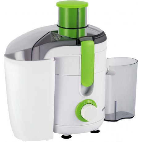 Соковыжималка центробежная Hyundai HY-JE1615 белый/зеленый - фото 3