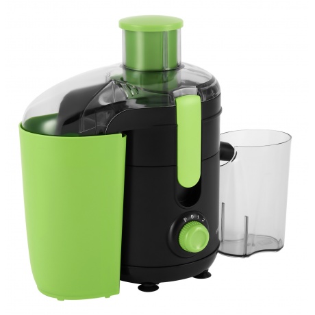 Соковыжималка центробежная Hyundai HY-JE1625 черный/зеленый - фото 3