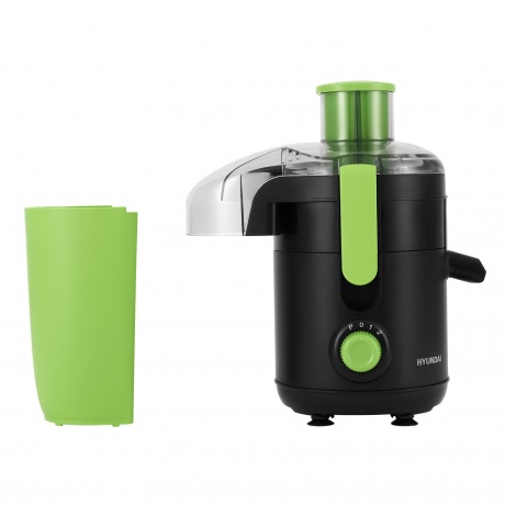 Соковыжималка центробежная Hyundai HY-JE1625 черный/зеленый - фото 8