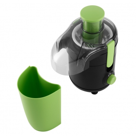 Соковыжималка центробежная Hyundai HY-JE1625 черный/зеленый - фото 10