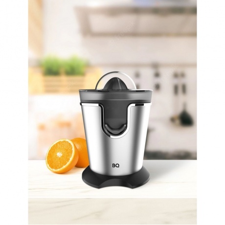 Соковыжималка для цитрусовых BQ J1732 Чёрный-Серебряный - фото 6