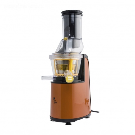 Шнековая соковыжималка Kitfort КТ-1102-1 оранжевая
