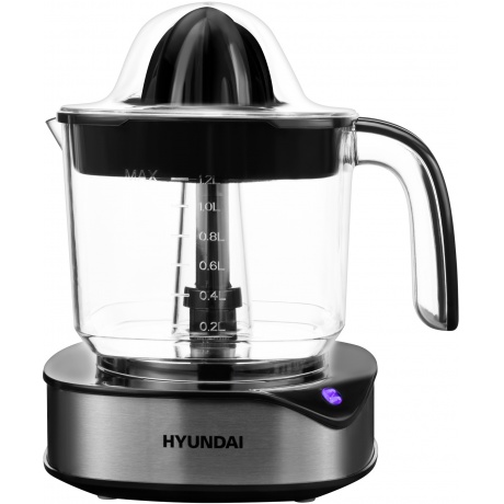 Соковыжималка для цитрусовых Hyundai HY-JC4123 черный/нержавеюща...