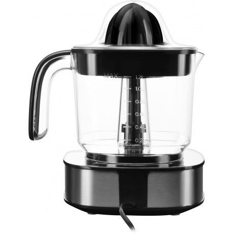 Соковыжималка для цитрусовых Hyundai HY-JC4123 черный/нержавеющая сталь - фото 4