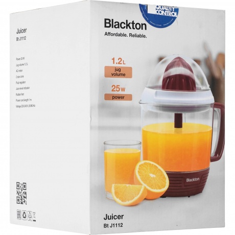 Соковыжималкa для цитрусовых Blackton Bt J1112 Бордовый- Белый - фото 7
