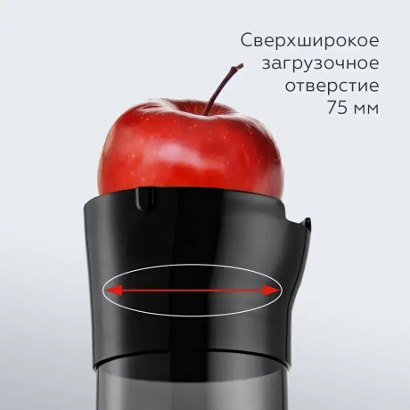 Соковыжималка шнековая BQ J2000 Серый-Черный - фото 13