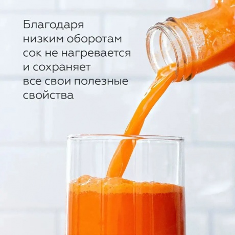 Соковыжималка шнековая BQ J2000 Серый-Черный - фото 10