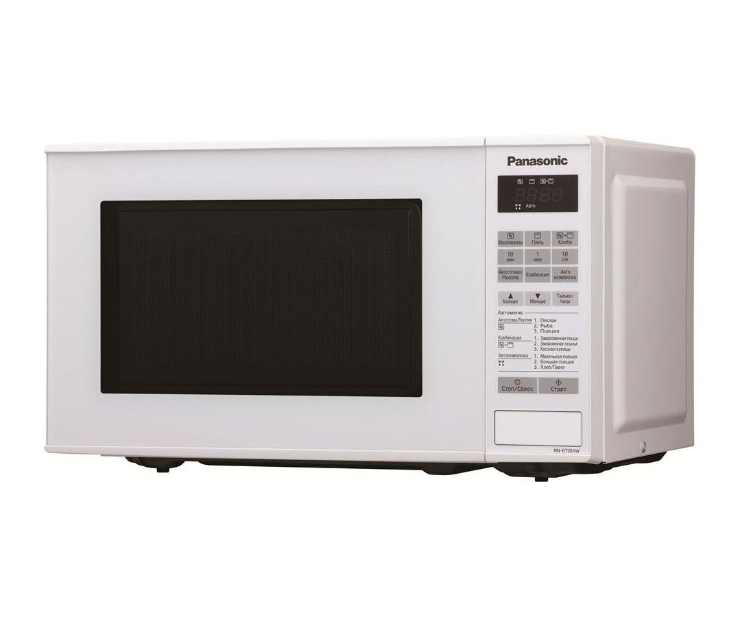 Микроволновая Печь Panasonic NN-GT261WZPE 20л. 800Вт белый, размер 25 x 44 x 36 - фото 1
