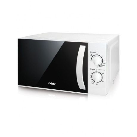 Микроволновая печь BBK 20MWG-738M/W C 20л. 700Вт белая/черная
