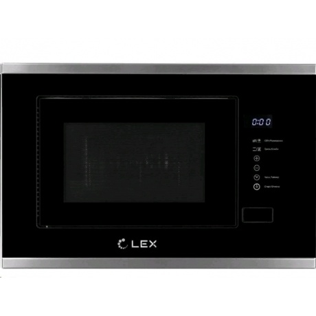 Встраиваемая микроволновая печь Lex Bimo 20.01 INOX черная - фото 8