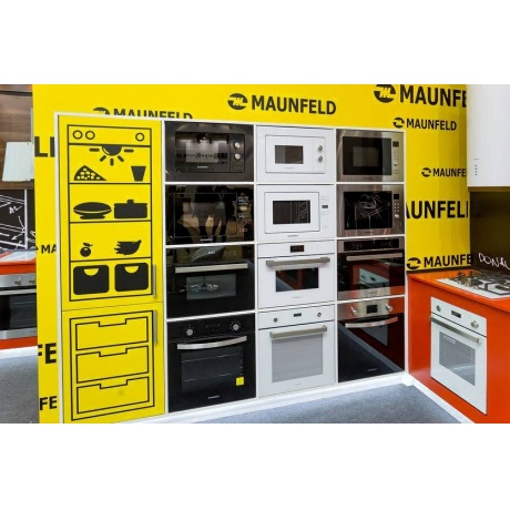Встраиваемая микроволновая печь Maunfeld MBMO.25.8S нержавеющая сталь/черная - фото 14