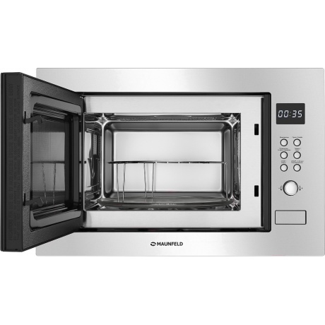 Встраиваемая микроволновая печь Maunfeld MBMO.25.8S нержавеющая сталь/черная - фото 8
