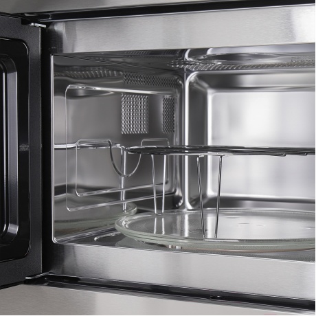 Встраиваемая микроволновая печь Maunfeld MBMO.25.8S нержавеющая сталь/черная - фото 10