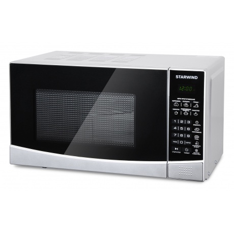 Микроволновая печь Starwind SMW2820 серебристый/черная - фото 2