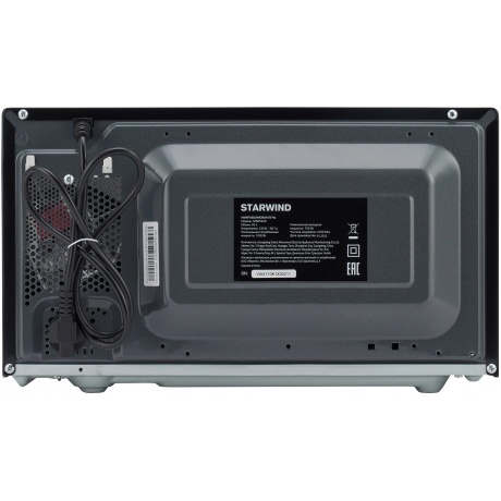 Микроволновая печь Starwind SMW3420 черная/хром - фото 14