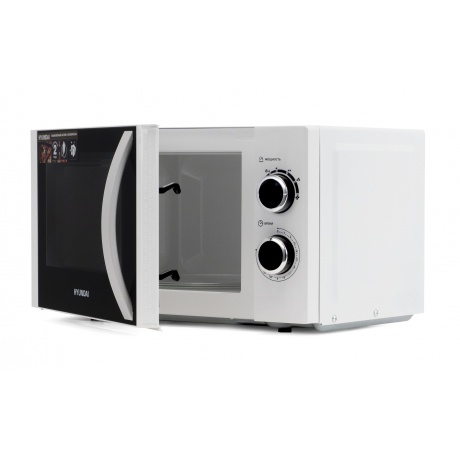 Микроволновая печь Hyundai HYM-M2043 белая/черная - фото 8