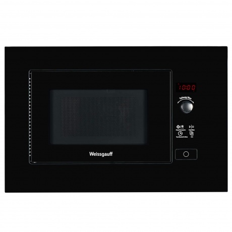 Встраиваемая микроволновая печь Weissgauff HMT-206 черная - фото 1