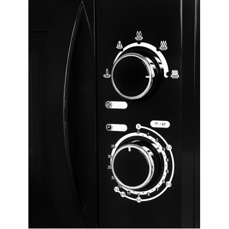 Микроволновая печь Hyundai HYM-M2063 черная/хром - фото 4